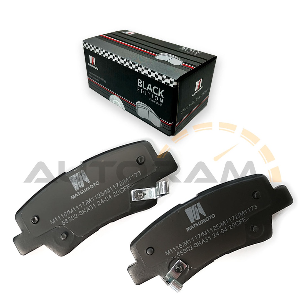 Pastillas de Freno Black Edition Traseras Hyundai / Kia / SsangYong / Changan