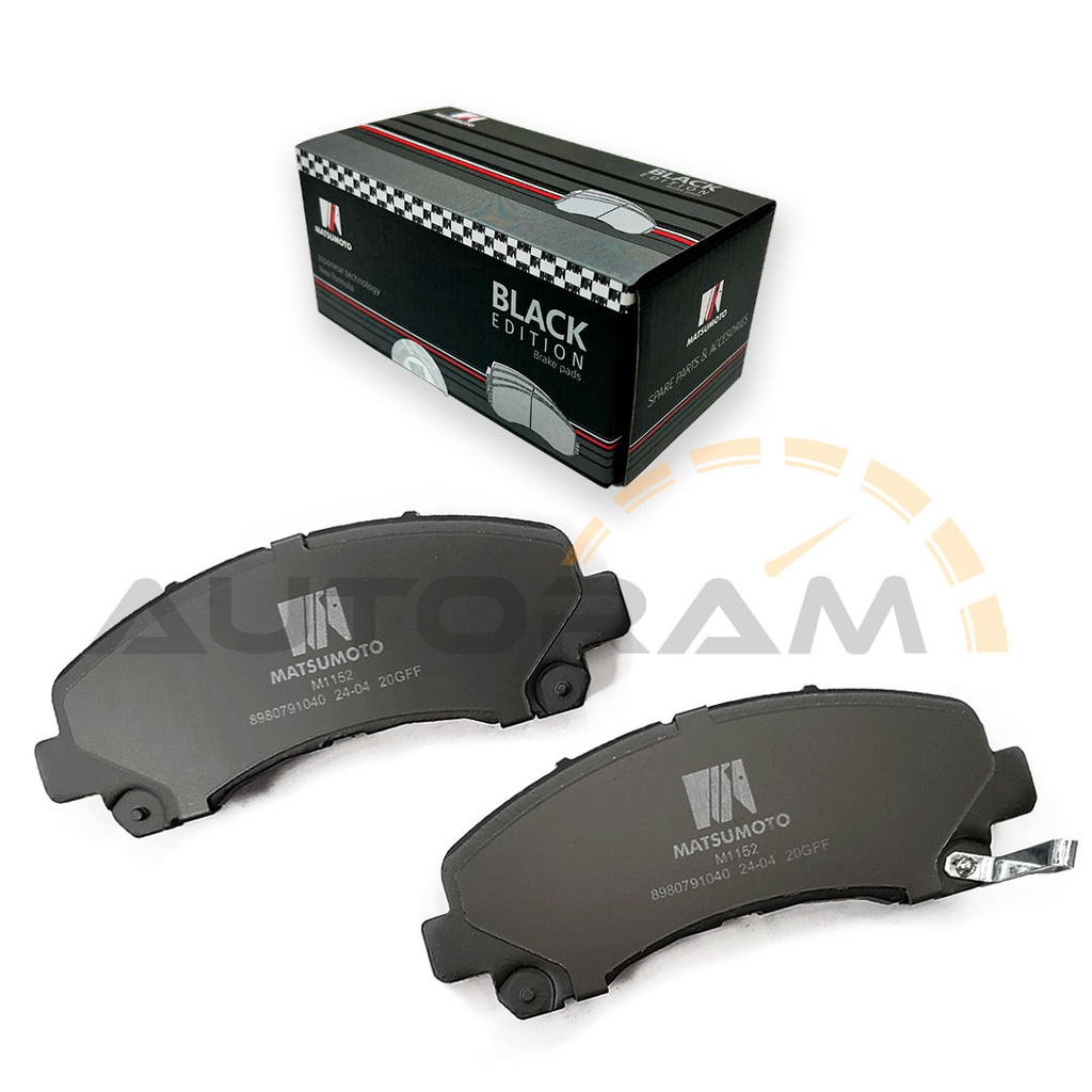 Pastillas de Freno Black Edition Delanteras Chevrolet / Mazda / Maxus / Isuzu