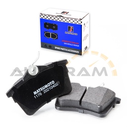 [M1176-SM] Pastillas de Freno Semi-metálica Traseras Citroen / Peugeot