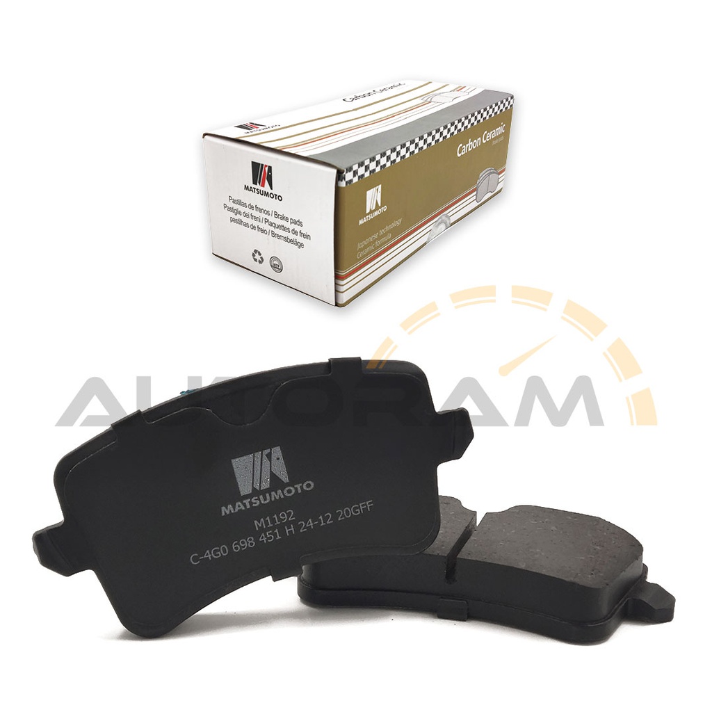 Pastillas de Freno Carbocerámica Traseras Audi / Porsche