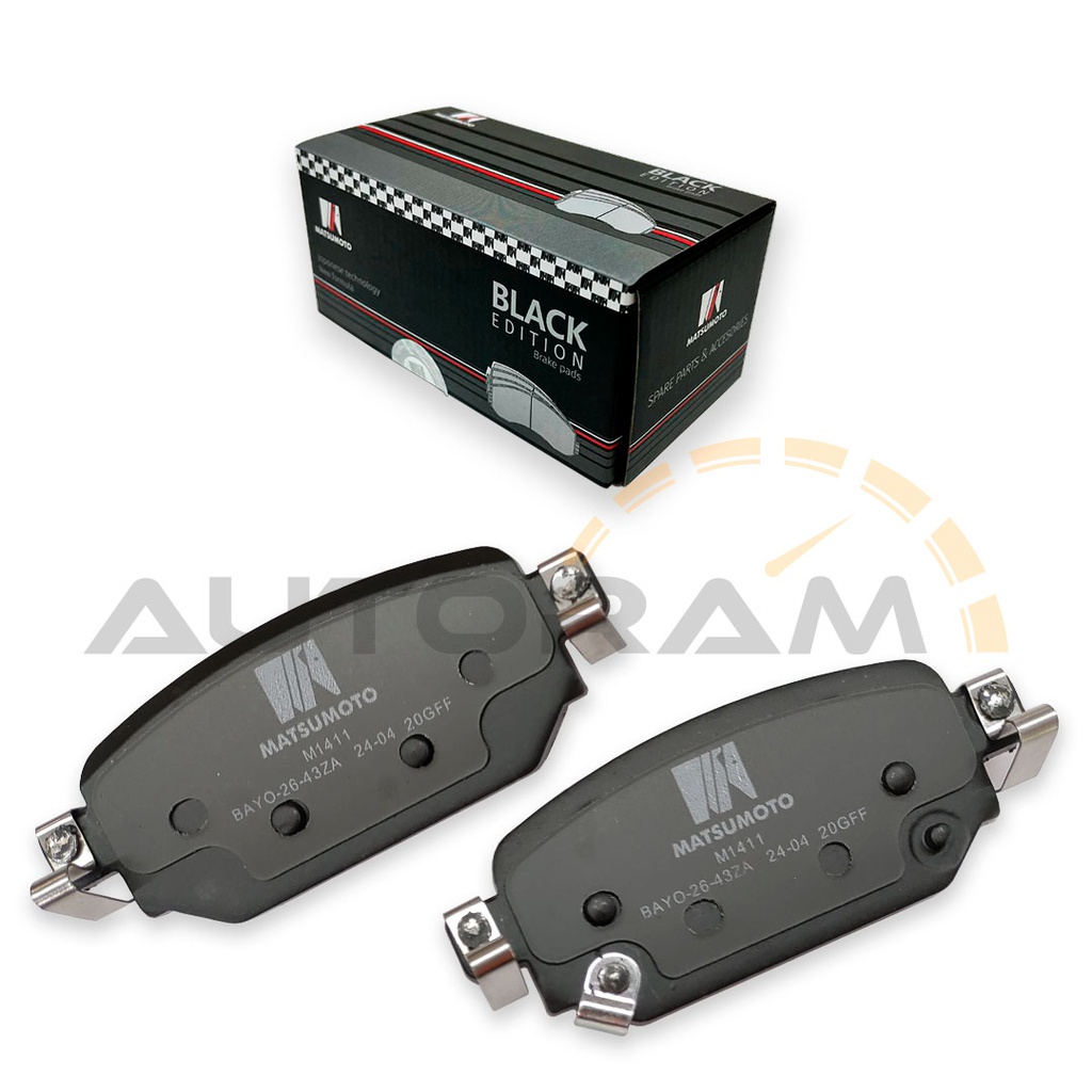 Pastillas de Freno Black Edition Traseras Mazda