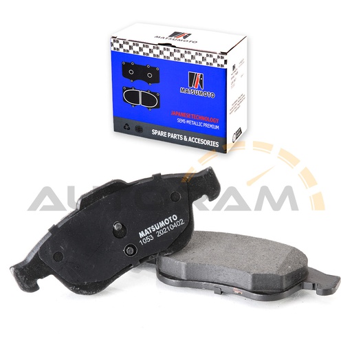 [M1053-SM] Pastillas de Freno Semi-metálica Delanteras Citroen / Peugeot / DS