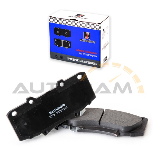 [M1073-SM] Pastillas de Freno Semi-metálica Delanteras Toyota Hilux / Fortuner