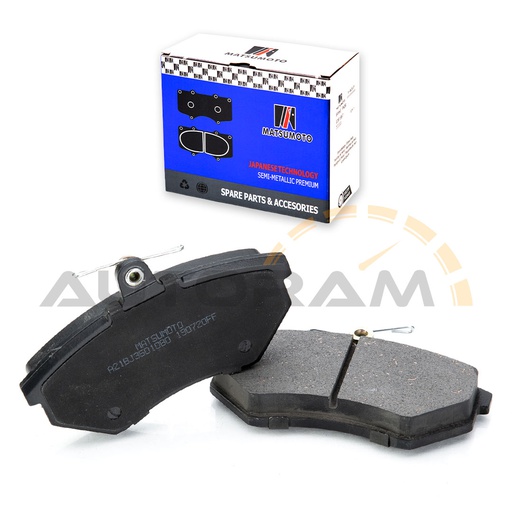 [M1078-SM] Pastillas de Freno Semi-metálica Delanteras Audi / Chevrolet / Chery / Volkswagen
