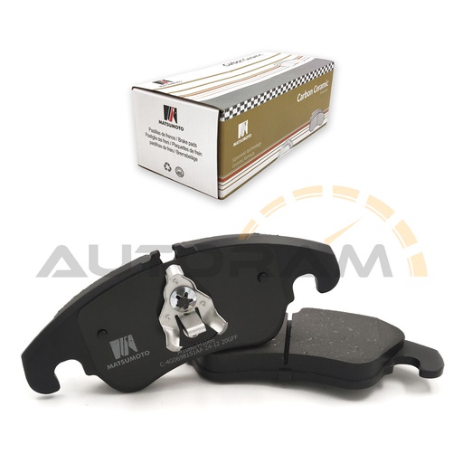 [M1080-CC] Pastillas de Freno Carbocerámica Delanteras Audi / Ford