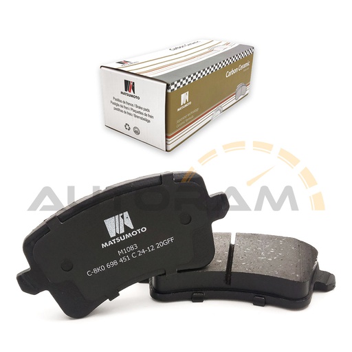 [M1083-CC] Pastillas de Freno Carbocerámica Traseras Audi