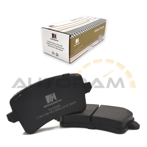 [M1192WS-CC] Pastillas de Freno Carbocerámica Traseras Audi / Porsche
