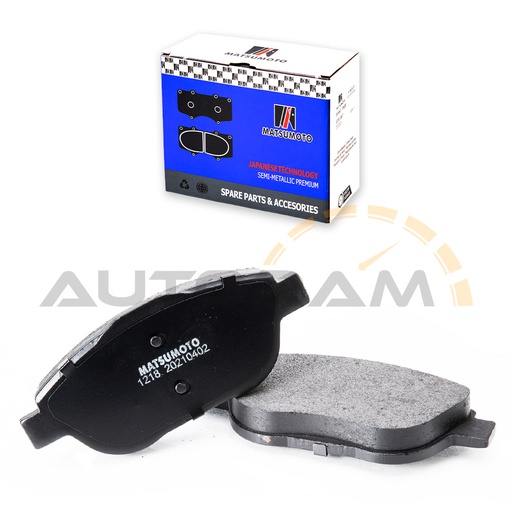 [M1218-SM] Pastillas de Freno Semi-metálica Delanteras Citroen / Peugeot / Opel