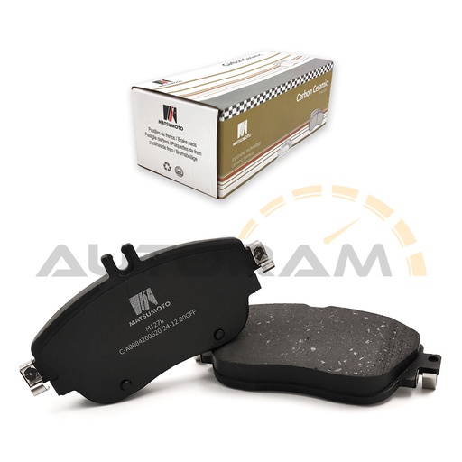 [M1278-CC] Pastillas de Freno Carbocerámica Delanteras Mercedes Benz / Infiniti