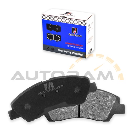[M1310-SM] Pastillas de Freno Semi-metálica Delanteras Hyundai i10