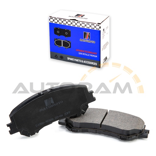 [M1334-SM] Pastillas de Freno Semi-metálica Delanteras Nissan / Renault
