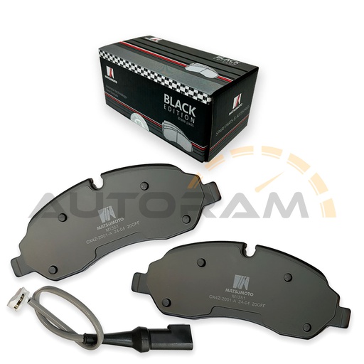 [M1351-BK] Pastillas de Freno Black Edition Delanteras Ford