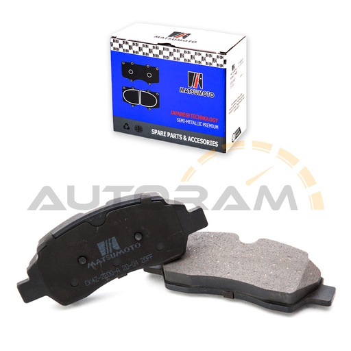 [M1357-SM] Pastillas de Freno Semi-metálica Traseras Ford Transit