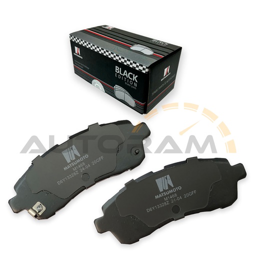 [M1468-BK] Pastillas de Freno Black Edition Delanteras Mazda