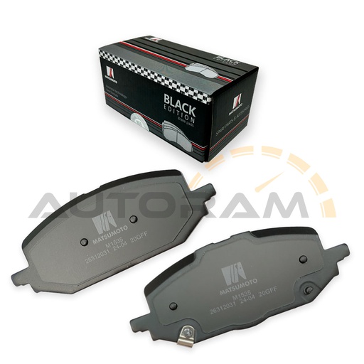 [M1535-BK] Pastillas de Freno Black Edition Delanteras Chevrolet Onix