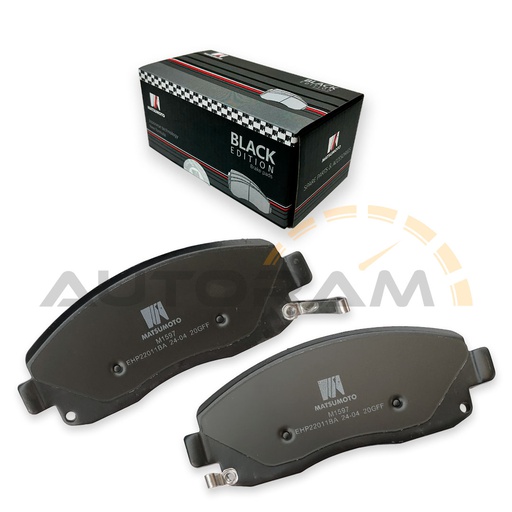 [M1597-BK] Pastillas de Freno Black Edition Delanteras JMC